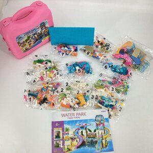 Wishalife Water Park Happy Holiday 875 Pcs Build Toys New Open Package